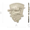 Spetsnaz Underwater Hunting Badge STL for CNC carving