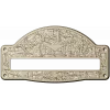 Classic arched mailplate STL 3D model for CNC milling