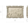 Taj Mahal Framed Relief STL for CNC