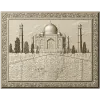 Taj Mahal Relief Panel STL - 3D model for CNC milling
