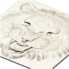 Tiger Head Relief STL - High-Relief 3D Model for CNC