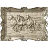 Three Horses on the Shore - high-relief STL 3D model for CNC