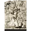 Timid Hunter - high-relief STL panel for CNC milling