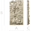 Timid Hunter - high-relief STL panel for CNC milling