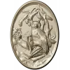 Scholar's Owl Oval Relief STL