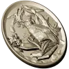 Scholar's Owl Oval Relief STL