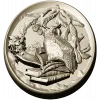 Scholar's Owl Oval Relief STL