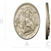 Scholar's Owl Oval Relief STL