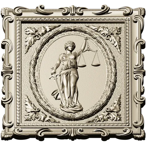 Themis Lady of Justice relief STL for CNC