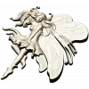 Fairy bas-relief STL for CNC router