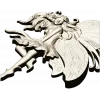 Fairy bas-relief STL for CNC router