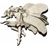 Fairy bas-relief STL for CNC router