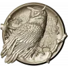 Owl Medallion Relief STL for CNC