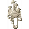 Easter cathedral relief - 3D STL model for CNC carving