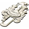 Easter cathedral relief - 3D STL model for CNC carving