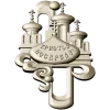 Easter cathedral relief - 3D STL model for CNC carving