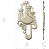 Easter cathedral relief - 3D STL model for CNC carving