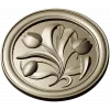 Tulip Medallion - STL 3D model for CNC milling