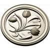Tulip Medallion - STL 3D model for CNC milling