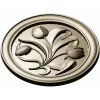 Tulip Medallion - STL 3D model for CNC milling