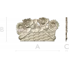 Лукошко с цветами - рельефная 3D модель STL для ЧПУ