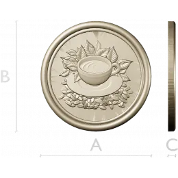 Кофейный медальон
