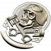 Piston Rider Skull STL for CNC