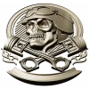 Piston Rider Skull STL for CNC