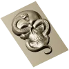 Viper's Embrace - Skull with Cobra high-relief STL