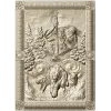 Chernobog high-relief plaque STL - 3D model for CNC carving