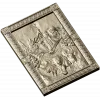 Chernobog high-relief plaque STL - 3D model for CNC carving
