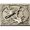 Панно "Щука в рамке" - 3D модель STL для ЧПУ по дереву