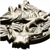Pike Medallion STL for CNC - High-Relief Fish Plaque
