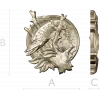 Pike Medallion STL for CNC - High-Relief Fish Plaque