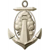 Anchor and Lighthouse Emblem STL 3D Model for CNC
