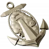 Anchor and Lighthouse Emblem STL 3D Model for CNC