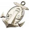 Anchor and Lighthouse Emblem STL 3D Model for CNC