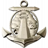 Anchor and Lighthouse Emblem STL 3D Model for CNC
