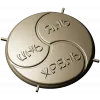 Tomoe Triskelion Medallion - STL 3D model for CNC routing