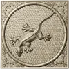 Ящерица в медальоне - рельефная STL модель для ЧПУ