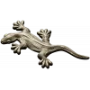 Gecko relief STL for CNC carving - detailed 3D model