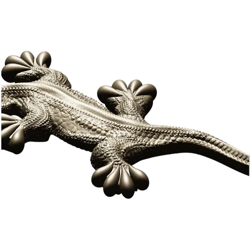 Gecko relief STL for CNC carving - detailed 3D model