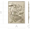 Fisherman and Mermaid relief panel - STL 3D model for CNC