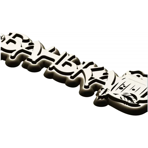Банная табличка "Банька" - 3D модель STL для ЧПУ