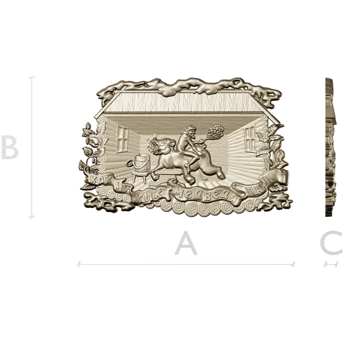 Sauna Bear Tale Relief