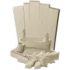 Banya Relief with Bucket, Ladle and Oak Leaves