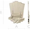 Banya Relief with Bucket, Ladle and Oak Leaves