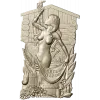 Steam Nymph Relief - STL 3D model for CNC carving