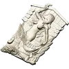 Steam Nymph Relief - STL 3D model for CNC carving