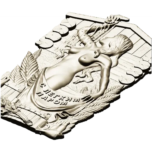 Steam Nymph Relief - STL 3D model for CNC carving